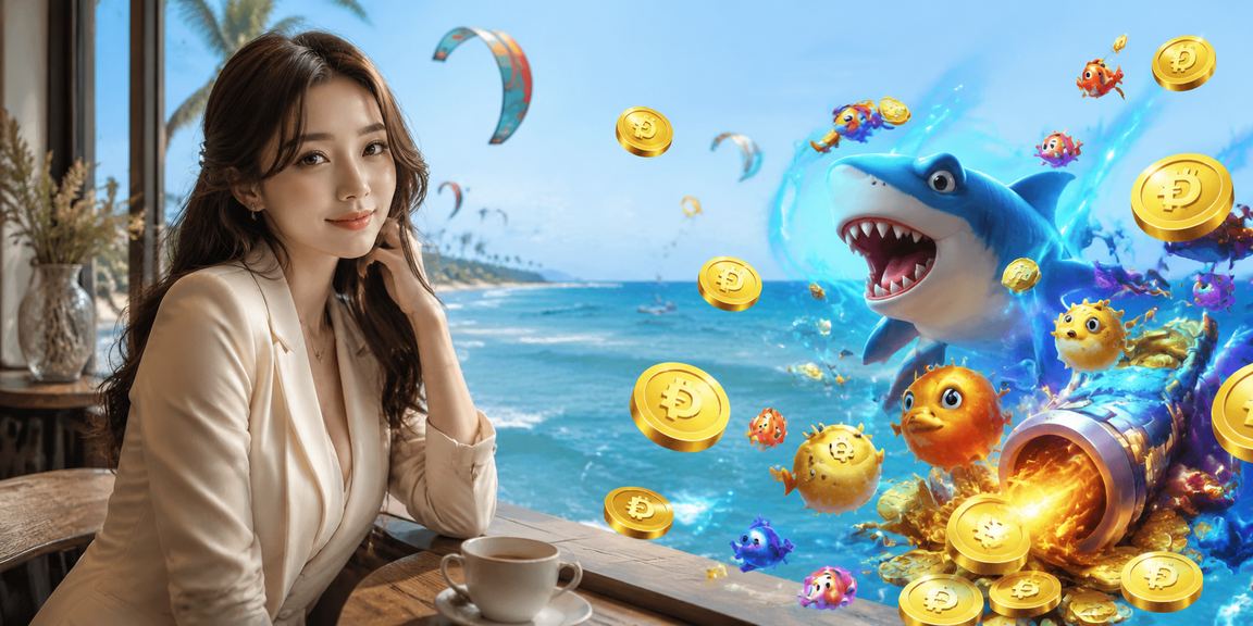 Người chơi tận hưởng trò chơi bắn cá tại Mũi Né với đồ họa sinh động